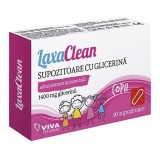 Cumpara ieftin Supozitoare cu glicerina pentru copii LaxaClean, 10 bucati, Viva Pharma