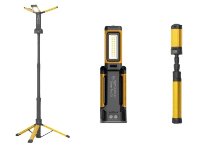 Lampă de lucru NightSearcher NSTOWERPRO-7K 7000lm IP54 cu geantă portabilă și autonomie 5h