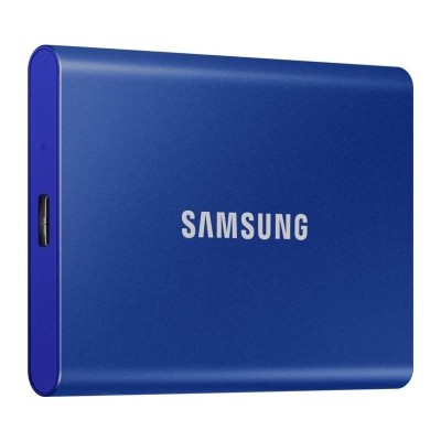 SSD Extern Samsung T7, 2TB, Blue, USB 3. foto