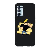 Husa compatibila cu Oppo A72, Viceversa, model Hi im Johnny Bravo, Silicon, TPU, Transparent, Carcasa