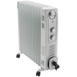 Radiator pe ulei Equation Oil Essential, 2900 W, Alb