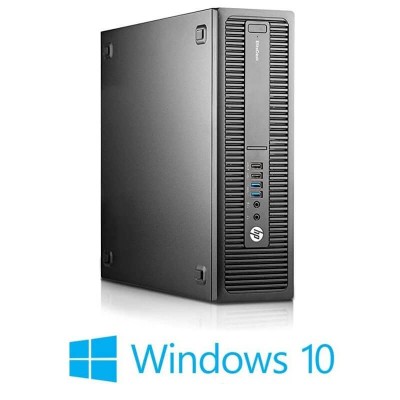 Calculator HP EliteDesk 800 G2 SFF, Quad Core i7-6700, 16GB DDR4, SSD, Win 10 Home foto