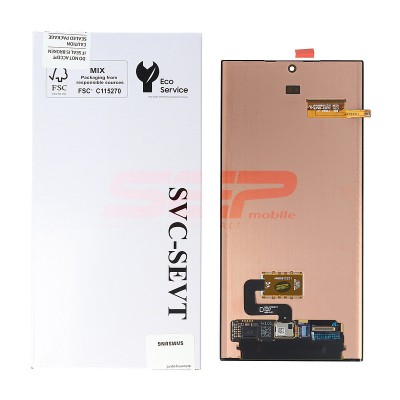 LCD+Touchscreen Samsung Galaxy S23 Ultra / S918 BLACK Original Service Pack (fara rama) foto