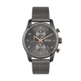 Hugo Boss Skymaster 1513837 Ceas Bărbați Chronograph 44mm cu Brățară Metalică Gri