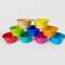 Lighean oval plastic, 20 litri, diverse culori, 50X40X20cm