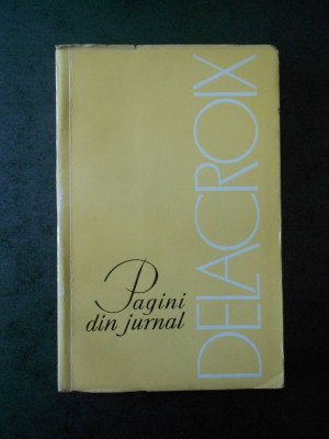 DELACROIX - PAGINI DIN JURNAL foto