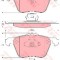 Set placute frana,frana disc VOLVO S80 I (TS, XY) (1998 - 2006) TRW GDB1576