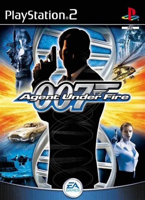 Joc PS2 James Bond 007 Agent Under Fire EA Games- PlayStation 2 de colectie retro games