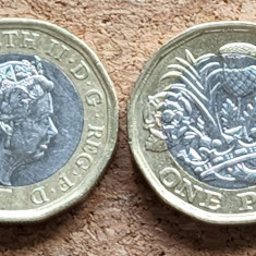 Marea Britanie 1 lira pound 2019