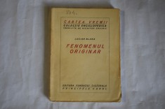 Lucian Blaga - Fenomenul originar