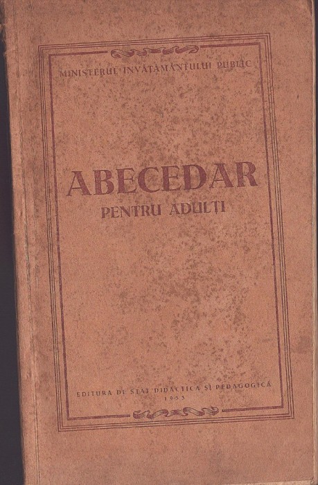 1153SPN Abecedar pentru adulți, 1953