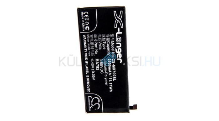 Baterie de telefon mobil VHBW Meizu BA791, BA792 - 2900mAh, 3.85V, Li-polymer