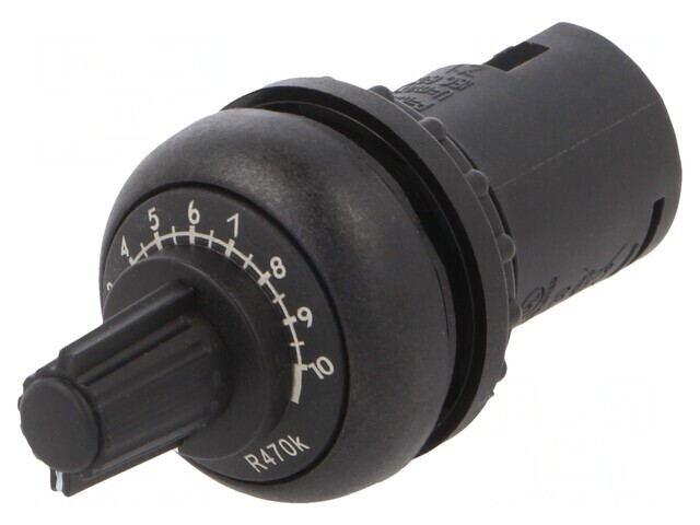 Potențiometru 470k&Omega; &Oslash;22mm IP66 RMQ-Titan