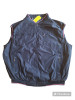 Vesta Barbati Marimi Mari 3XL-7XL, Subtire, Bleumarin/Negru, Captuseala Bumbac, Primavara-Toamna, Buzunare cu Fermoar, Pentru Grasi