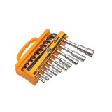 Set 10 Chei tubulare tip L, 8-22 mm, Otel Cr-V, Suport depozitare inclus