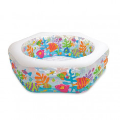 Piscina gonflabila, Intex, Ocean reef, multicolor, 1.91m x 1.78m x 61cm foto