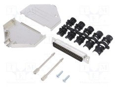 Conector D-Sub 37 PIN tata lipire gold flash UNC 4-40 AMPHENOL foto