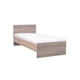Pat Single Miami 90x200 cm Stejar York &amp; Sonoma | Cadru Solid, Design Modern | Ideal Dormitor/Copii