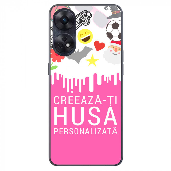 Husa Personalizata Oppo Reno8 T 4G Silicon Slim TPU