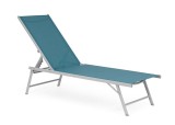 Cumpara ieftin Set 4 sezlonguri albastru gri Cayo 181x55.5x90 cm