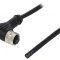 Mufă M12 4 PIN D-Ethernet IP65/IP67 250V 4A