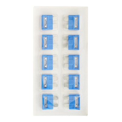 BLISTER SIGURANTE FUZIBILE ALBASTRE 15A SET DE 10 BUC 51391 foto