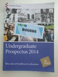 Undergraduate prospectus 2014, University of Essex, 230 pag, stare fb