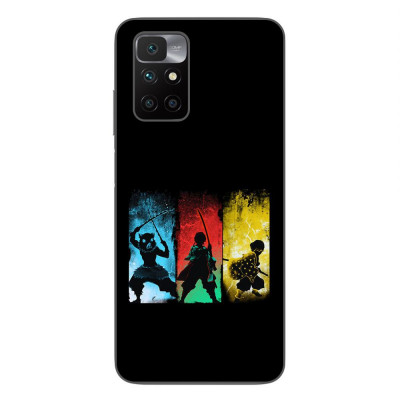 Husa compatibila cu Xiaomi Redmi 10 Silicon Gel Tpu Model Demon Slayer Team foto