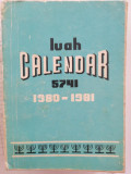 Calendar evreiesc, LUAH 5741, 1980-1981, București, Moses Rosen iudaica