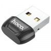 Adaptor Bluetooth USB Hoco UA18, Negru, Compatibil PC, Laptop, Boxe, Casti, Transfer rapid
