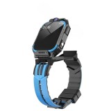 Cumpara ieftin Ceas smartwatch copii cu SIM, aplicatie, rotativ si detasabil, camera duala HD, purtabil gat, rezistent apa, ecran 1.83&quot;, apel video, albastru, Ceramica