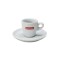 Set TRISMOKA 6 cescute si farfurii pentru espresso