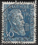 B1329 - Germania 1951 - Premiile Nobel stampilat,serie completa