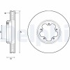 DELPHI BG9150 Disc frana