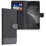 Husa pentru Xiaomi Redmi 9C, Textil, Negru, 54457.73, kwmobile
