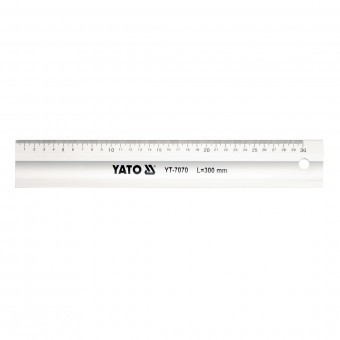 Rigla din aluminiu, Yato YT-7070, lungime 300 mm