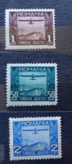 Romania 1931 Timnrul aviației serie neștampilată foto