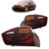 Stop stopuri triple BMW E90 NFL LED BAR rosu fumuriu NOU
