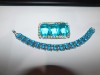 Brosa vintage cristal Bohemia, deosebita, bratara noua cristale zirconou cadou, Alte brose, Marime universala