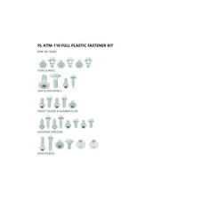 MBS Kit suruburi plastice / carene KTM SX-SXF-EXC-EXC-F 19-21, Cod Produs: AC02437