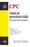 Codul de procedura civila si legea de punere in aplicare Ed.7 Act.20 Septembrie 2023 - Evelina Oprina