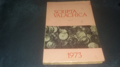 SCRIPTA VALACHICA 1973 foto