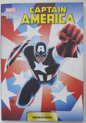 CAPTAIN AMERICA , SERIA &amp;#039;&amp;#039; MARVEL &amp;#039;&amp;#039; ANII 2000 , TEXT IN LIMBA ROMANA , BENZI DESENATE foto