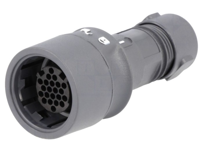 Conector circular mamă 22 pini IP68