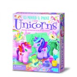 Cumpara ieftin Atelier creativ 3D Modeleaza si picteaza - Unicorni cu sclipici, 4M