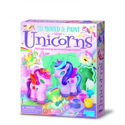 Atelier creativ 3D Modeleaza si picteaza - Unicorni cu sclipici foto