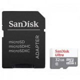 Cumpara ieftin Card de Memorie MicroSDHC SanDisk, 32GB, Adaptor SD, Class 10