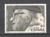 Spania.1987 100 ani nastere R,Carande-istoric si scriitor SS.258, Nestampilat