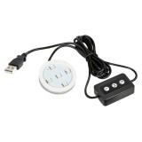 Baza de iluminare LED pentru odorizanti Trucky alimentare prin USB 7 culori cu dimmer Garage AutoRide