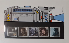 Timbre Anglia 1985 -Filme Britanice In Folie De Prezentare MNH +Carton Filatelic foto